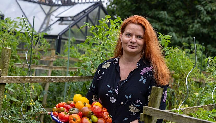 In Birgit Arndts Garten wachsen weit über 100 verschiedene Tomatensorten.