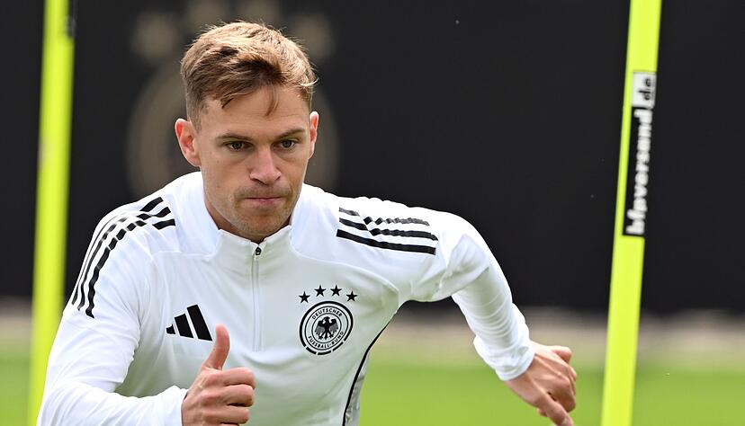 Immer weiter: Kapitän und Vielspieler Joshua Kimmich. Immer weiter: Kapitän und Vielspieler Joshua Kimmich.