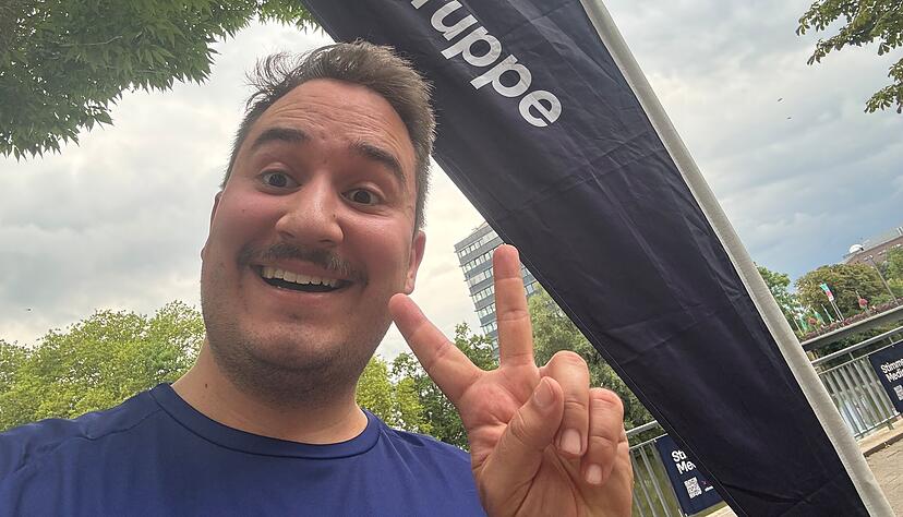 Auf der Stimme Allee, einem Teil der Strecke, hat unser Reporter dieses Foto aufgenommen.