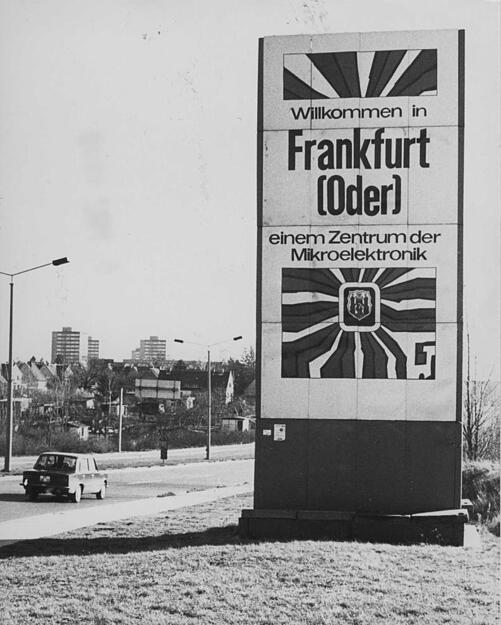 März 1990: Impressionen von einem Besuch in Frankfurt an der Oder.