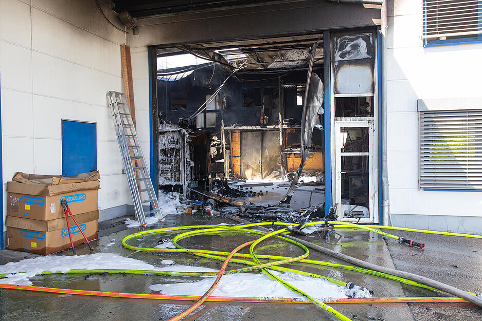 Brand in Bretzfeld-Schwabbach