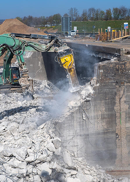 Br&uuml;ckenabriss A6/B27