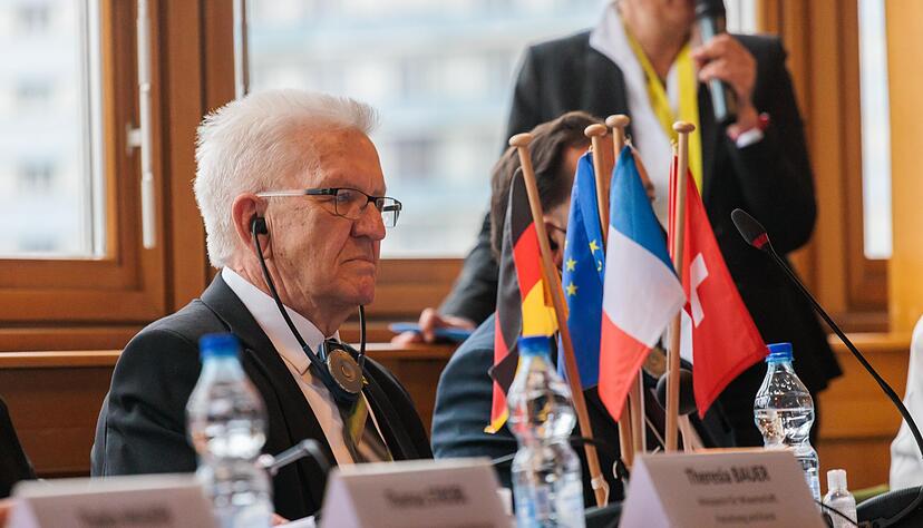 Er ist nicht sein erstes Mal in Stra&szlig;burg: Ministerpr&auml;sident Kretschmann auf einer Dienstreise 2022. (Archivbild)