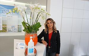 Nurten Pekdemir arbeitet im Service-Bereich der Heilbronner Stimme. Foto: Lisa Könnecke