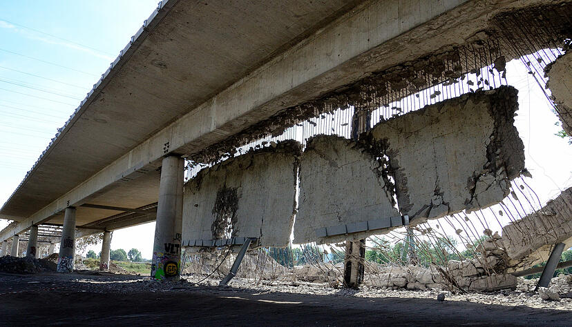 Impressionen von der Baustelle der Neckartalbrücke Impressionen von der Baustelle der Neckartalbrücke