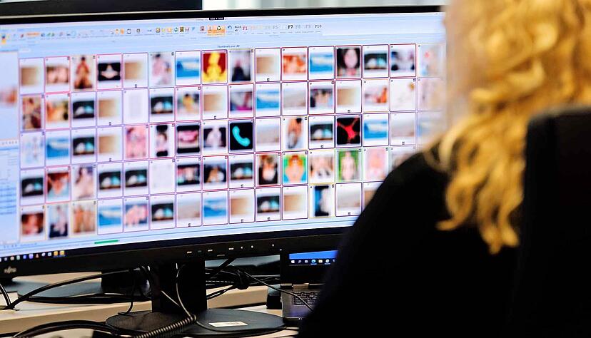 Die Ermittler sind täglich mit grausamem Videos von Kinderpornografie bis Mord konfrontiert.