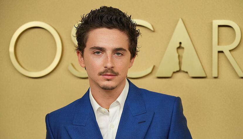 Timothée Chalamet mit Oberlippenbart, über den auch mal gelästert wird, sowie mit Haaren am Kinn. (Archivbild) Timothée Chalamet mit Oberlippenbart, über den auch mal gelästert wird, sowie mit Haaren am Kinn. (Archivbild)