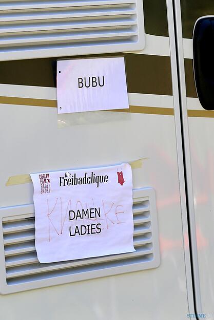 Die Freibadclique, Filmdreharbeiten im Freibad Bad Wimpfen