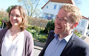 Daniel G&uuml;nther mit Ehefrau Anke.