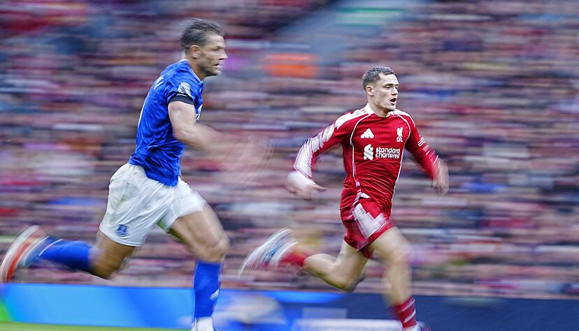 Bei Liverpool 2:1-Sieg gegen den FC Everton wurde Florian Wirtz erst nach einer Stunde eingewechselt.