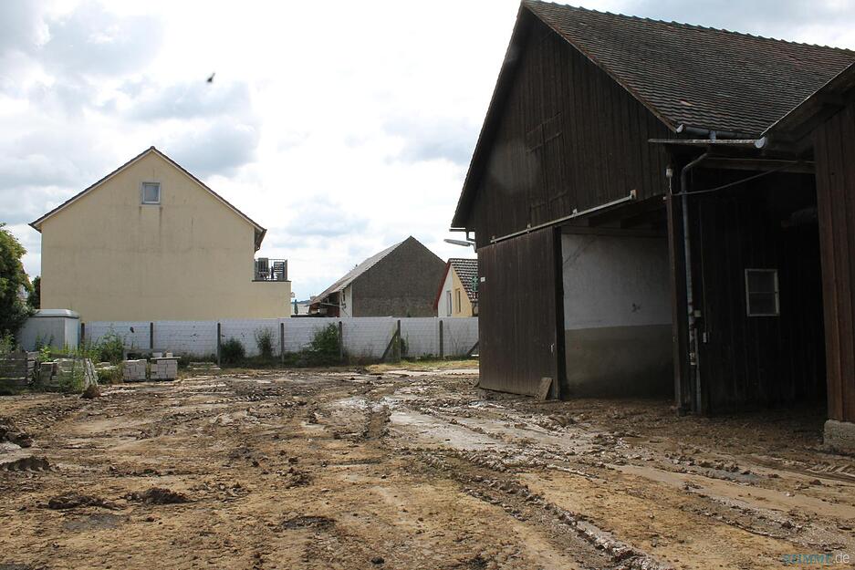 Aufr&auml;umen nach Unwetter in Eppingen | 27.06.