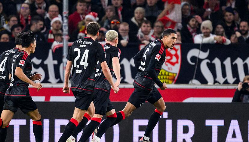 Union jubelt über das 1:0.