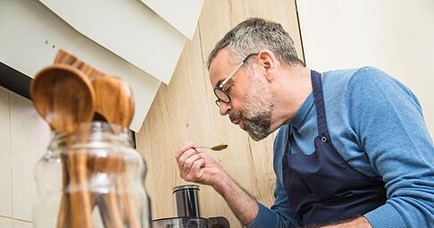 Etwas Einfaches, Schnelles mit wenigen Zutaten zu kochen, steigert die Motivation.