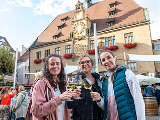 Das Heilbronner Weindorf lockt zahlreiche Besucher in die Innenstadt.