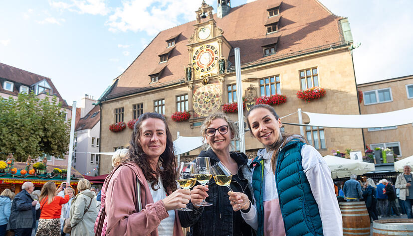Das Heilbronner Weindorf lockt zahlreiche Besucher in die Innenstadt.