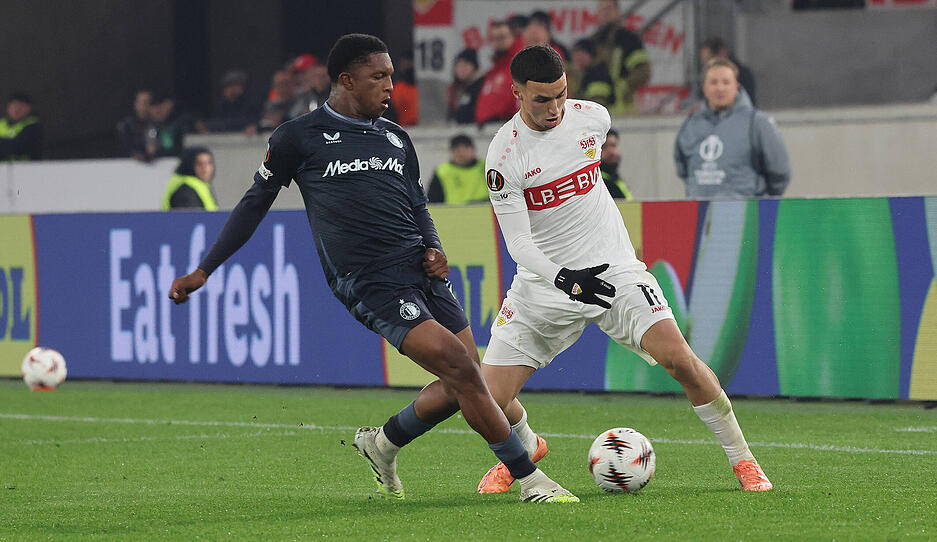 Bilal El Khannouss: Der Matchwinner. Ein Kopfball sorgte in der 84. Minute fürs erlösende 1:0 des VfB. in der 56. Minute dynamisch auf dem Weg zum Feyenoord-Tor, aber von Givairo Read umgerissen. Kurz darauf ein Distanzschuss von El Khannouss, der Keeper Timom Wellenreuther zu einer Flugparade zwang. Einige seiner Pässe fanden nicht den Mitspieler. Aber wer für den Sieg sorgt, ist ein Held. Note: 3 Bilal El Khannouss: Der Matchwinner. Ein Kopfball sorgte in der 84. Minute fürs erlösende 1:0 des VfB. in der 56. Minute dynamisch auf dem Weg zum Feyenoord-Tor, aber von Givairo Read umgerissen. Kurz darauf ein Distanzschuss von El Khannouss, der Keeper Timom Wellenreuther zu einer Flugparade zwang. Einige seiner Pässe fanden nicht den Mitspieler. Aber wer für den Sieg sorgt, ist ein Held. Note: 3