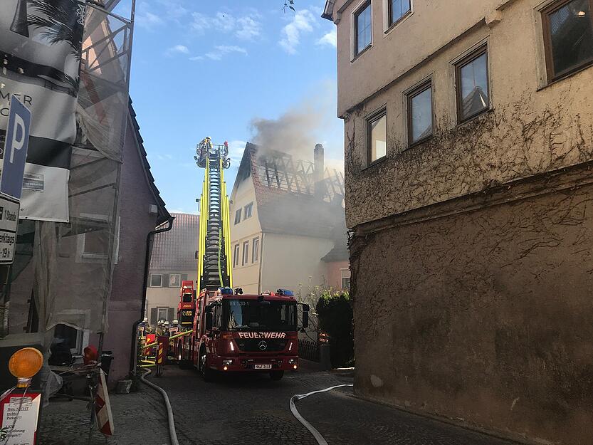 Brand in Lauffen