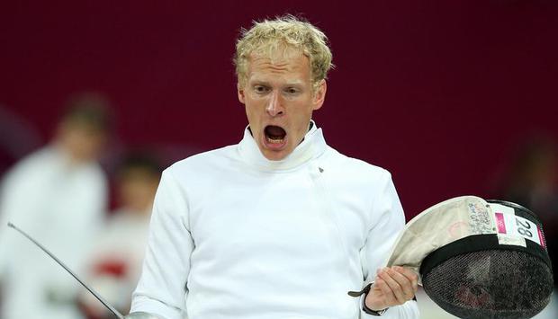 Steffen Gebhardt war nach dem Fechten auf einem guten sechsten Platz. Foto: Friso Gentsch Steffen Gebhardt war nach dem Fechten auf einem guten sechsten Platz. Foto: Friso Gentsch