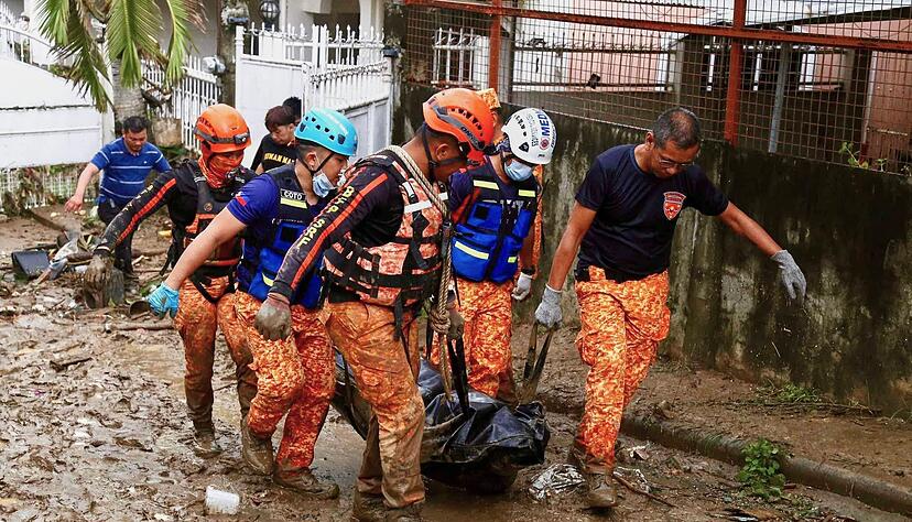 Die Zahl der Toten durch «Kalmaegi» steigt. Die Zahl der Toten durch «Kalmaegi» steigt.