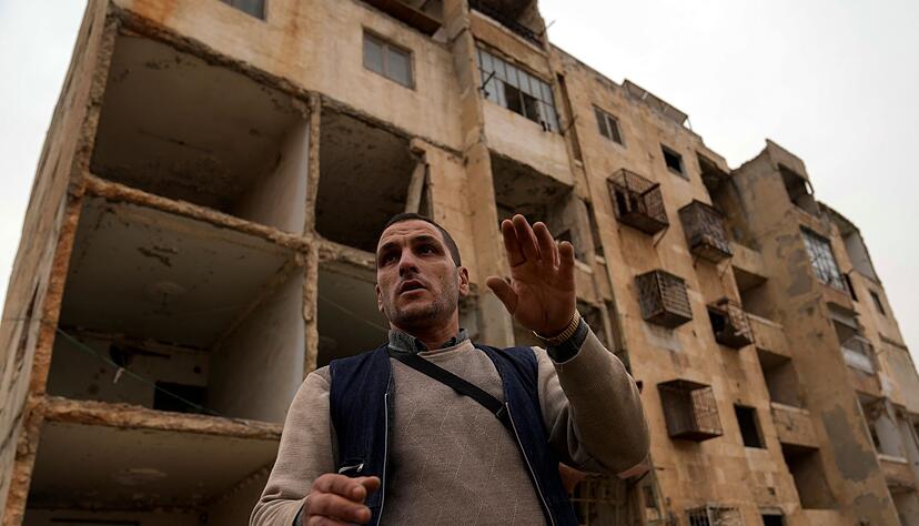 Die Syrien-R&uuml;ckkehrer finden h&auml;ufig zerst&ouml;rte H&auml;user vor, wie hier im Stadtteil Masaken Hanano in Aleppo. (Archivbild)