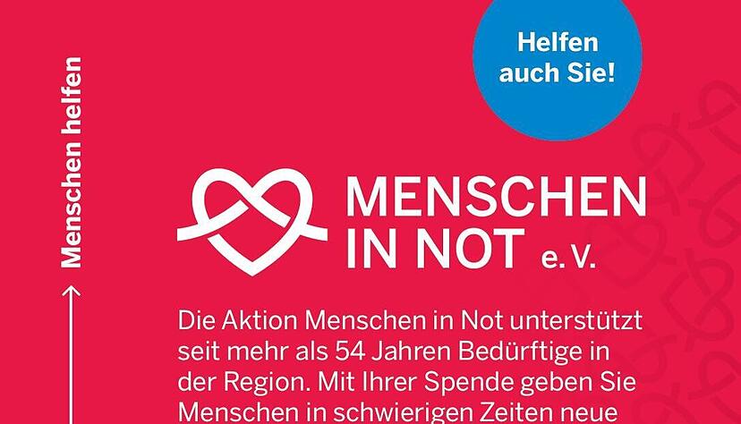Die Aktion Menschen in Not der Heilbronner Stimme sammelt seit 1970 Spenden und unterstützt Bedürftige in der Region. Die Aktion Menschen in Not der Heilbronner Stimme sammelt seit 1970 Spenden und unterstützt Bedürftige in der Region.