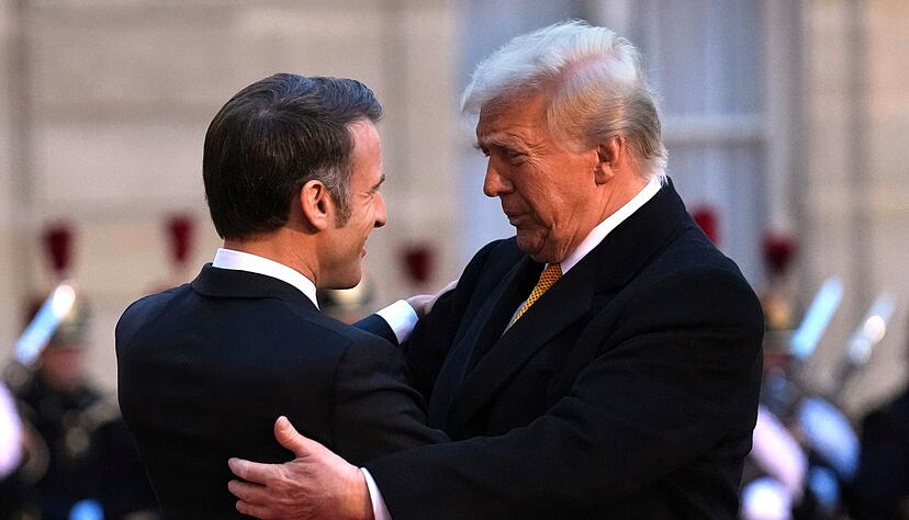 Frankreichs Staatschef will mit US-Präsident Trumpf über den Ukraine-Krieg beraten. (Archivbild) Frankreichs Staatschef will mit US-Präsident Trumpf über den Ukraine-Krieg beraten. (Archivbild)