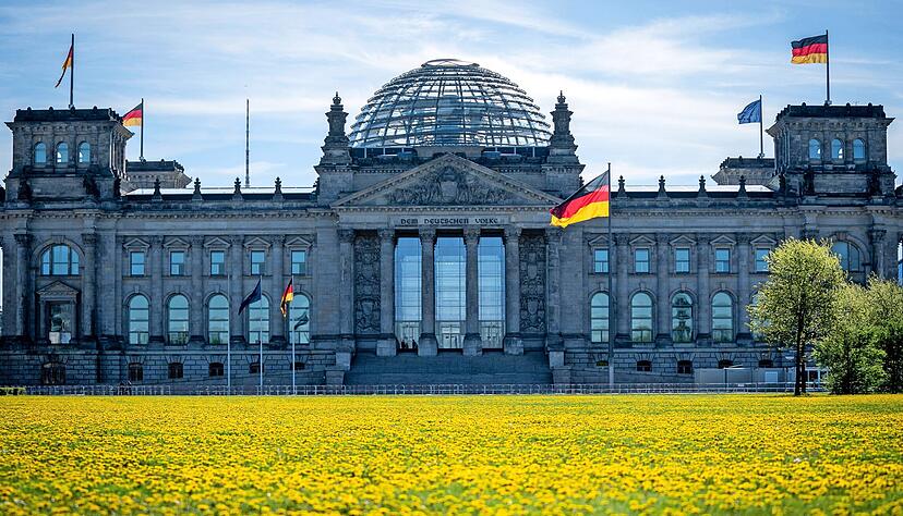 Mit 709 Abgeordneten ist der Bundestag, der im Reichstagsgebäude tagt, das mitgliederstärkste demokratische Parlament der Welt. Fotos: dpa Mit 709 Abgeordneten ist der Bundestag, der im Reichstagsgebäude tagt, das mitgliederstärkste demokratische Parlament der Welt. Fotos: dpa