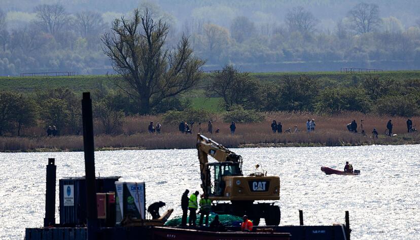 Auch schweres Ger&auml;t soll erneut eingesetzt werden (Archivbild).