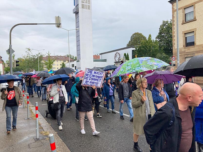 Protestkundgebung in Heilbronn
