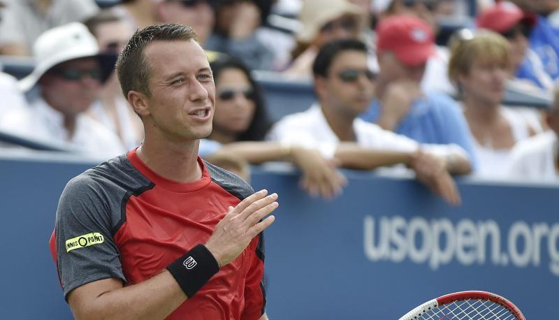 Philipp Kohlschreiber unterlag dem Serben Novak Djokovic deutlich in drei S&auml;tzen. Foto: John G. Mabanglo