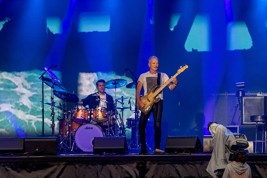 Nach Sarah Connors Auftritt am Freitag steht am Samstag in Heilbronn direkt das nächste große Konzert an: Sting auf der Open-Air-Bühne im Wertwiesenpark.
