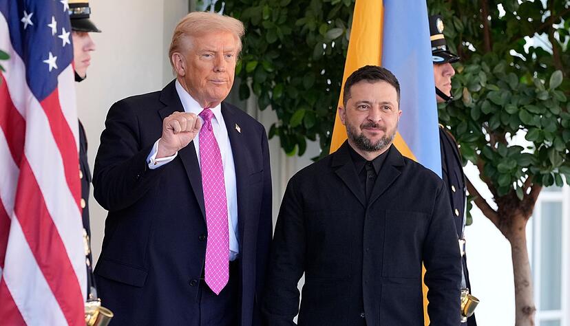 US-Pr&auml;sident Trump hat den ukrainischen Pr&auml;sidenten Wolodymyr Selenskyj empfangen.