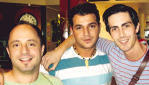 Gute Stimmung bei Gramoz Rakovica, Ilir Gashi und Ali Adamol.