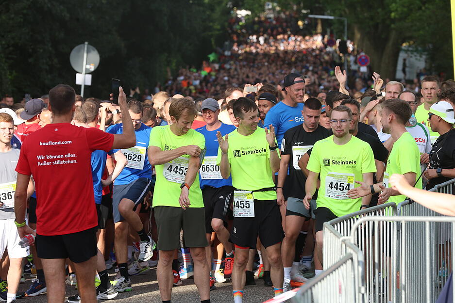 Die Spannung stieg unmittelbar vor dem Start.