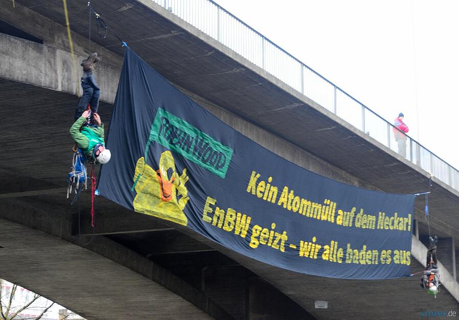 Robin-Wood-Aktion in Heilbronn | 11.02.