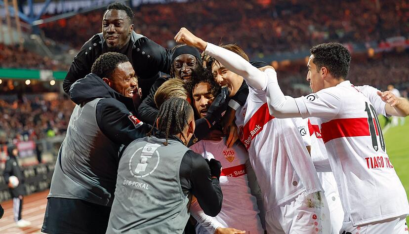 Der VfB Stuttgart hat das Pokal-Halbfinale erreicht.