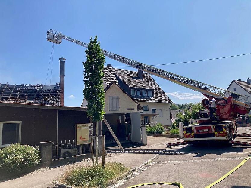 Brand in Untereisesheim