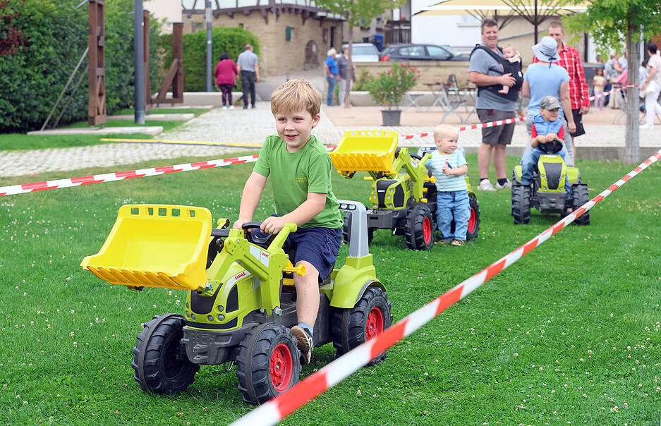 Für die kleinen Besucher hat es Programm beim Fest zum Bestehen von Agroa Raiffeisen in Eppingen gegeben.