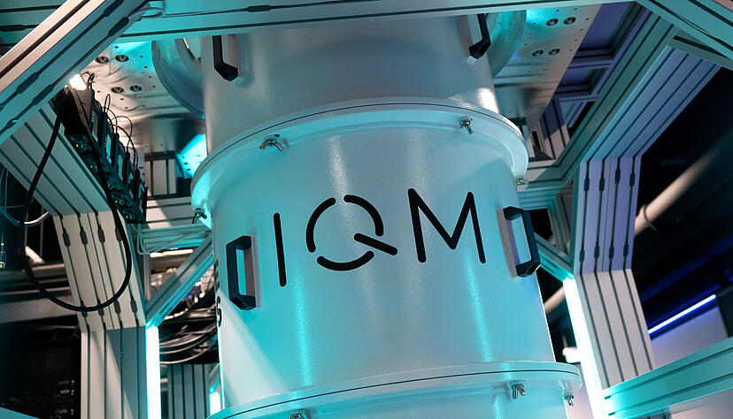 In M&uuml;nchen vorhanden: Ein Quantencomputer des Start-ups IQM Germany steht in einem Rechenzentrum.