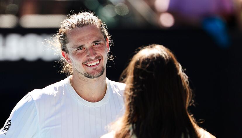 Alexander Zverev war auch nach seinem Spiel noch gefordert.