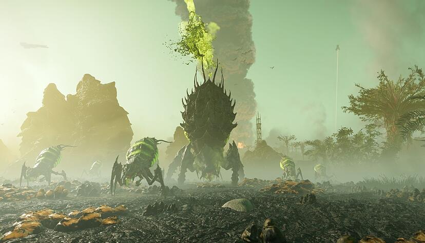 Fiese Viecher: Auch diese Terminiden genannten Killerkäfer wollen bekämpft werden. Fiese Viecher: Auch diese Terminiden genannten Killerkäfer wollen bekämpft werden.