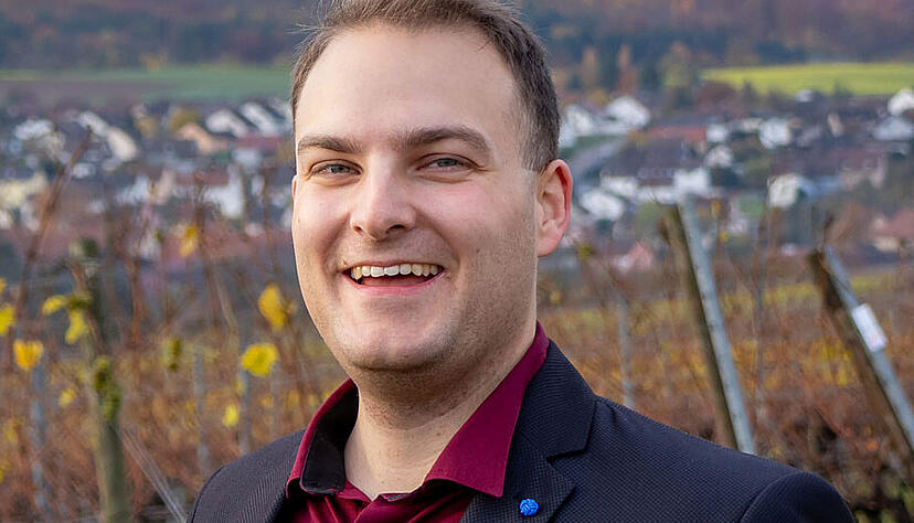 Moritz Baumann ist mit 24 Jahren Bürgermeister von Kürnbach geworden.