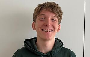 Der Sch&uuml;ler David Schupp aus M&ouml;ckm&uuml;hl hat schon fr&uuml;h Interesse an Politik.