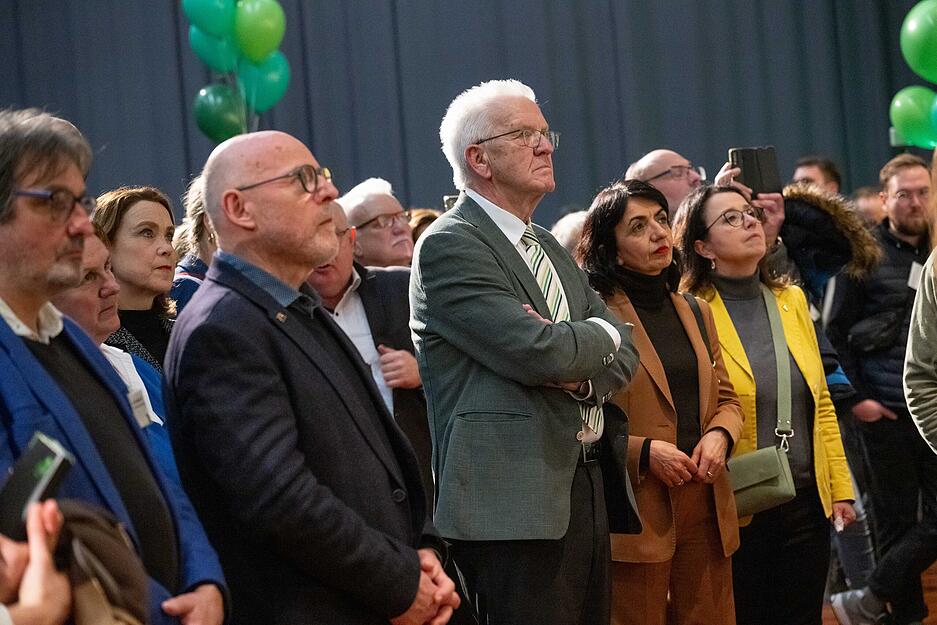 Bürgerforum der Grünen mit Ministerpäsident Winfried Kretschmann und Minister Cem Özdemir