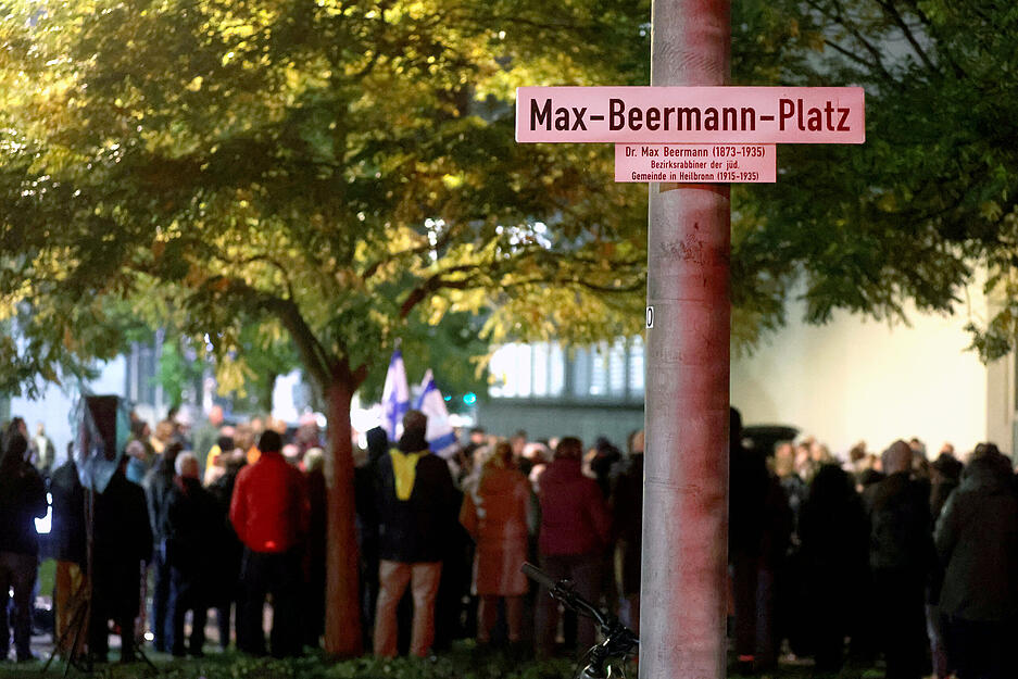 85. Jahrestag der Reichspogromnacht: Gedenkveranstaltung in Heilbronn
