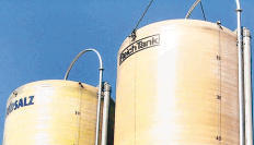 Sie sind zwar ganz sch&ouml;n gro&szlig;, die beiden neuen Salzsilos beim Ingelfinger Bauhof, aber sie sind keine Konkurrenz f&uuml;rs idyllische Altstadtbild.Foto: Matthias Stolla