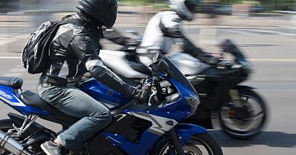 W&auml;hrend im Jahr 2017 in Baden-W&uuml;rttemberg auf 1000 Einwohner 61 Kraftr&auml;der kamen, waren es in Deutschland 53. Symbolfoto: dpa