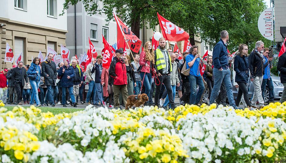 1.-Mai-Demo in Heilbronn