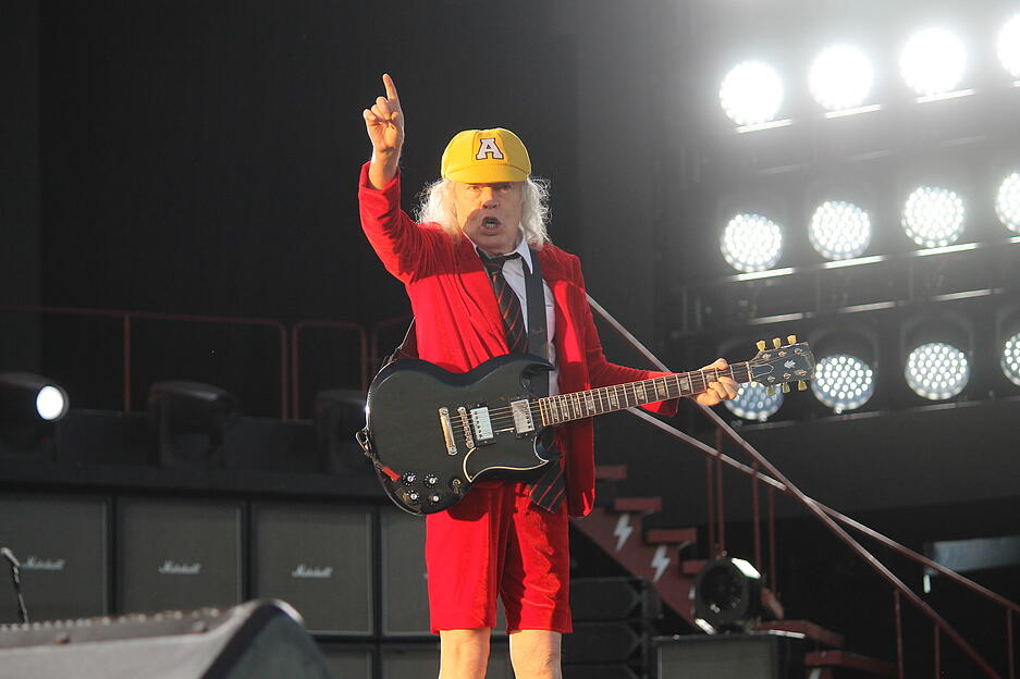 AC/DC sorgt am Sonntag in Karlsruhe für beste Stimmung.