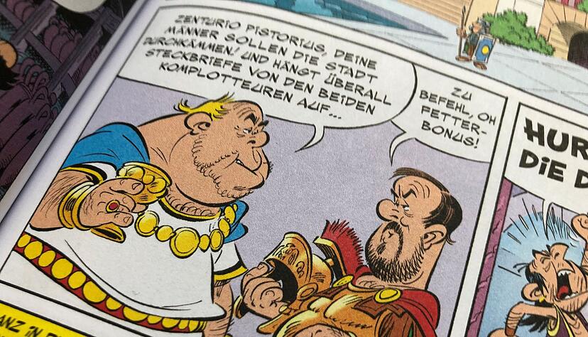Im gerade erschienenen Band «Asterix in Lusitanien» gibt es eine Figur namens Pistorius. Im gerade erschienenen Band «Asterix in Lusitanien» gibt es eine Figur namens Pistorius.